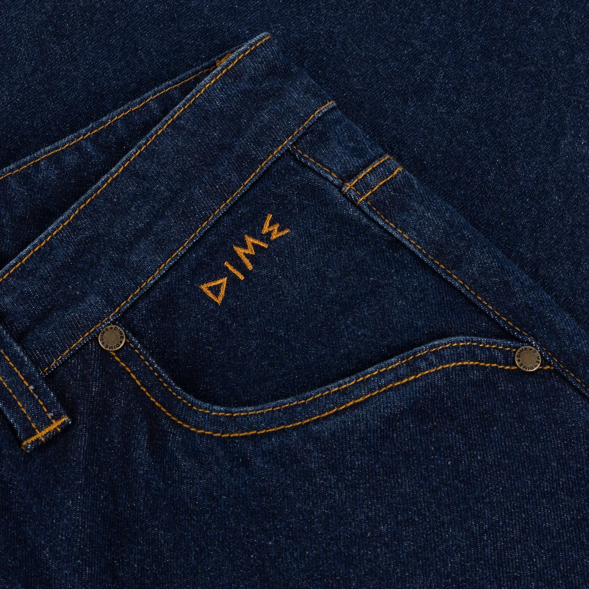 Dime - Baggy Wink Denim Pants Indigo
