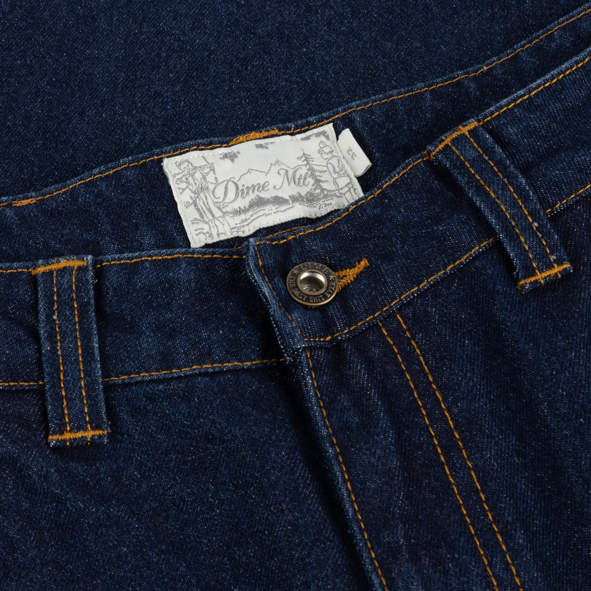 Dime - Baggy Wink Denim Pants Indigo