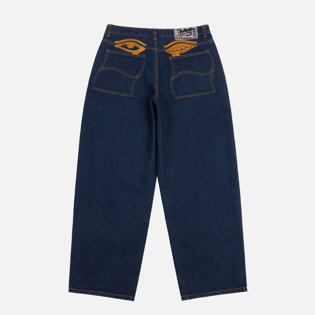 Dime - Baggy Wink Denim Pants Indigo
