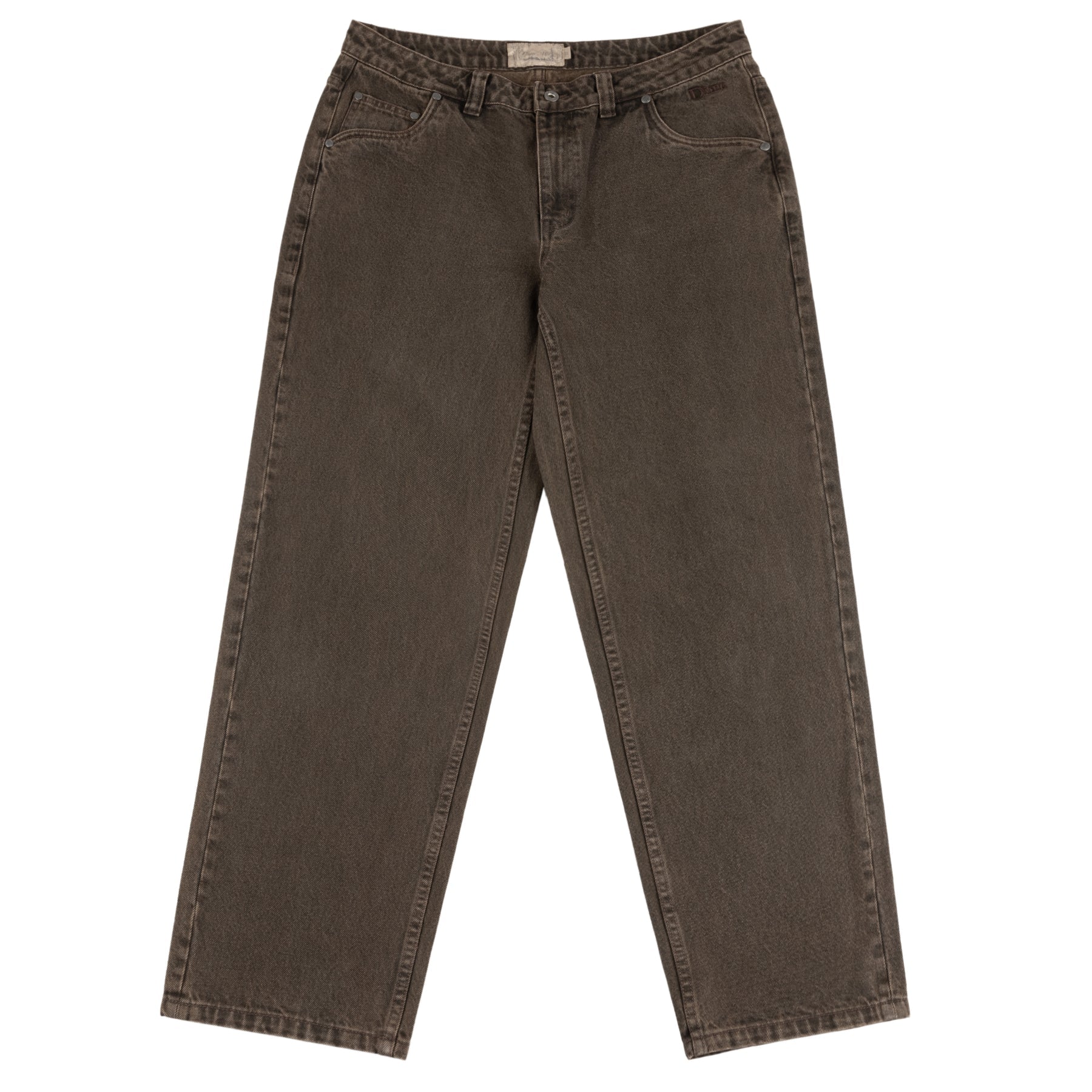 Dime - Classic Relaxed Denim Pant ~ Brown