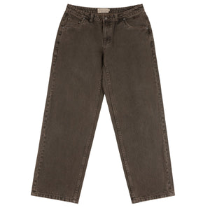 Dime - Classic Relaxed Denim Pant ~ Brown
