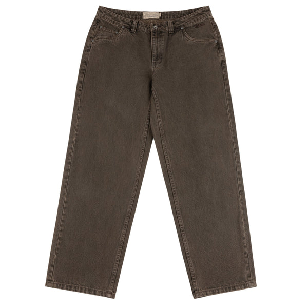 Dime - Classic Relaxed Denim Pant ~ Brown