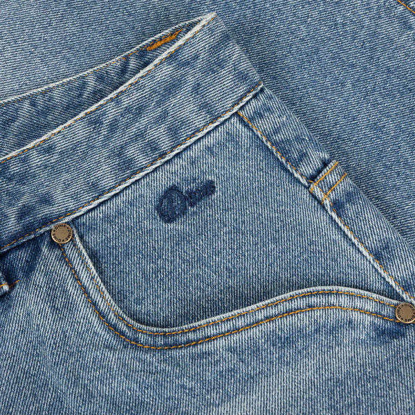 Dime - Baggy Denim Pants Sandblasted Indigo
