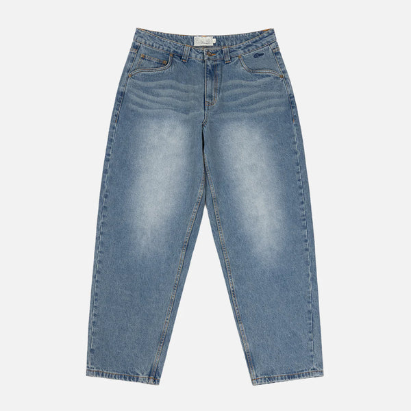 Dime - Baggy Denim Pants Sandblasted Indigo