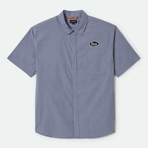 Brixton - Builders Auto S/S Woven Shirt ~ Twilight Blue