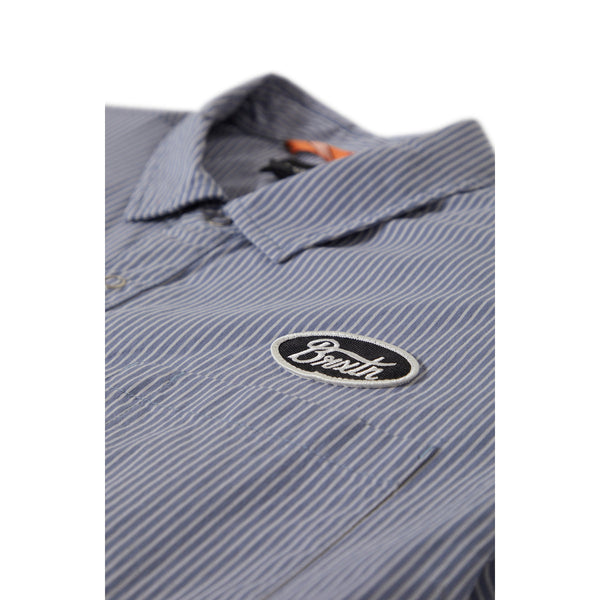 Brixton - Builders Auto S/S Woven Shirt ~ Twilight Blue