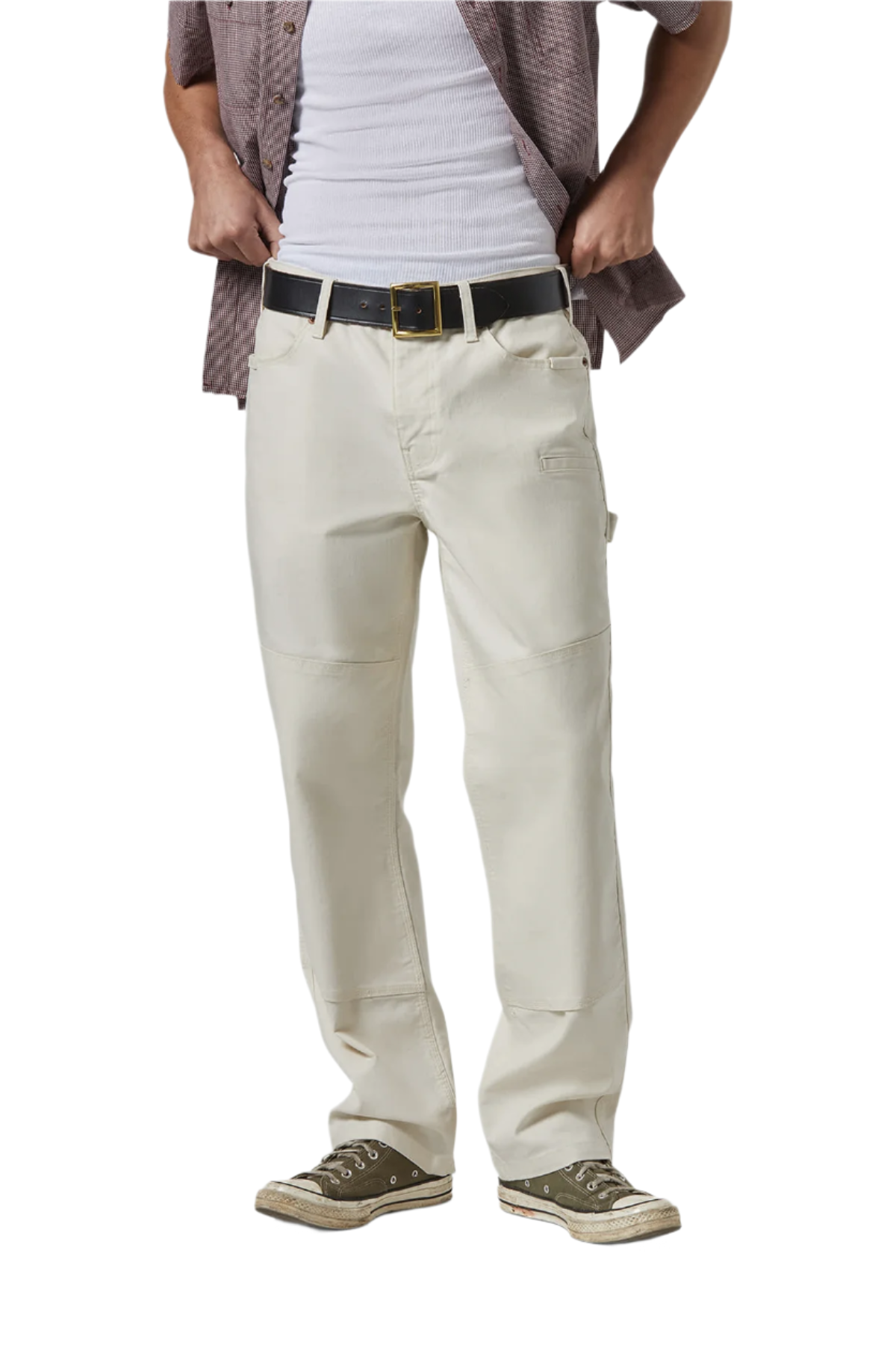 Brixton - Builders Carpenters Pant Egret White