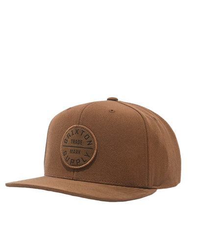 Brixton - Oath III Snapback ~ Coffee