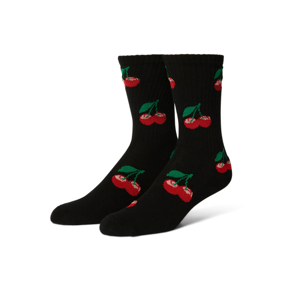 HUF - Cherry Bomb Crew Sock Black