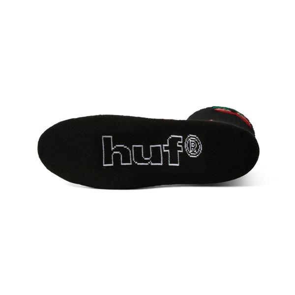 HUF - Cherry Bomb Crew Sock Black