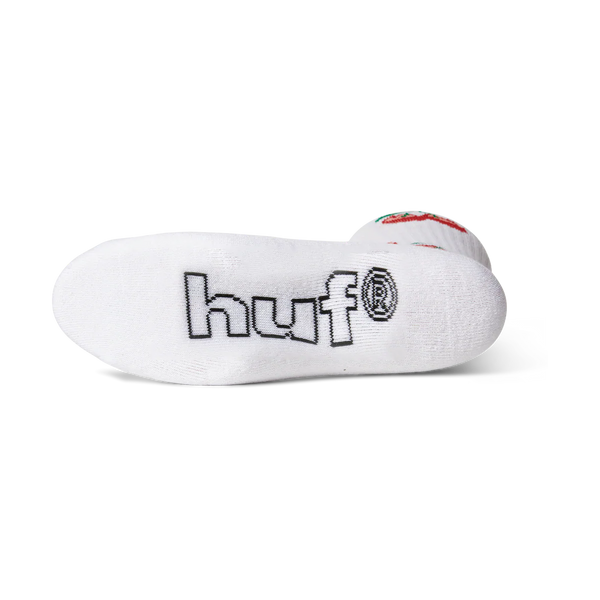 HUF - Cherry Bomb Crew Sock White