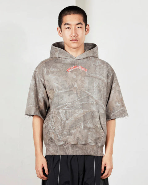 Pleasures - Cut Off Hoodie Camo