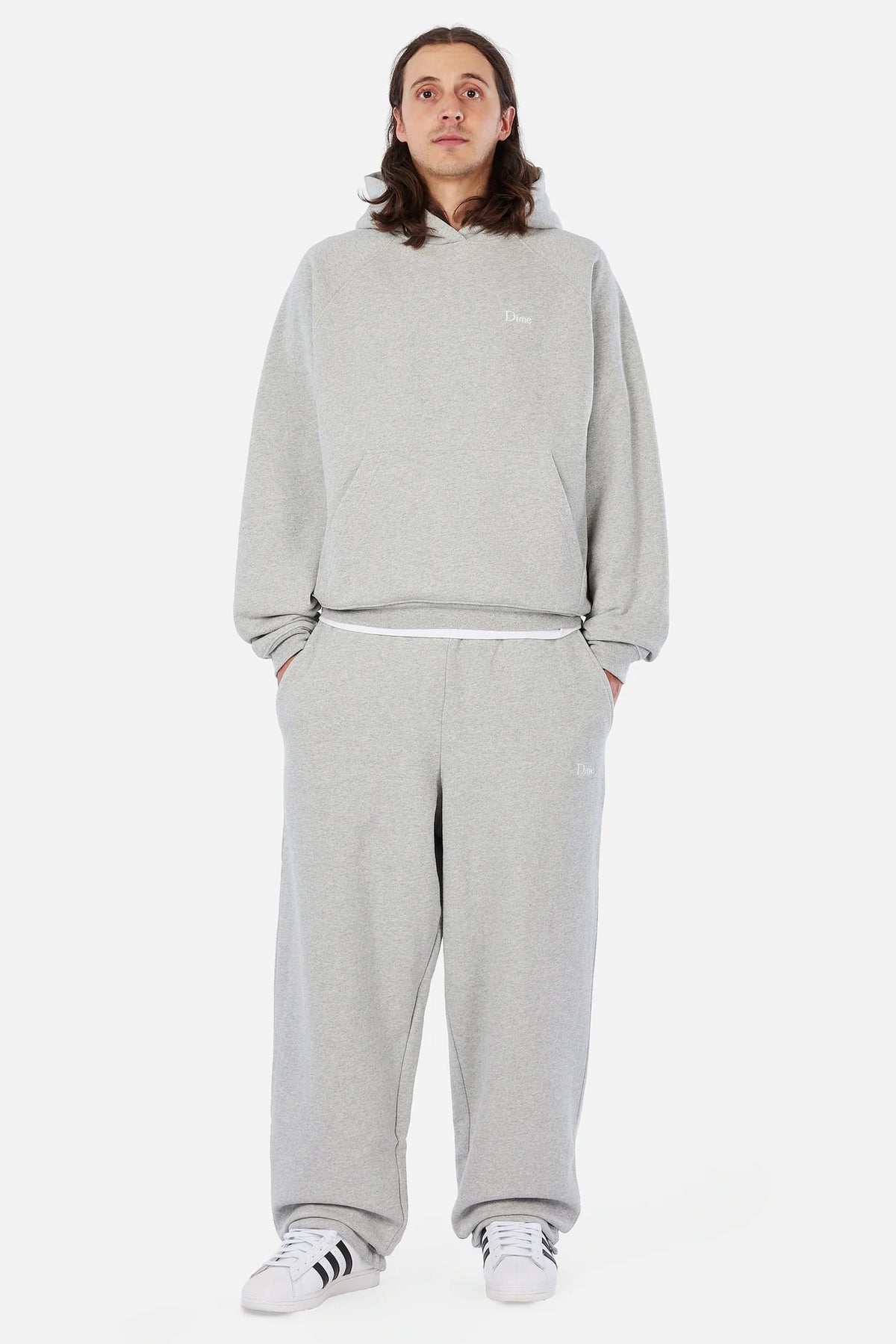 Dime - Classic Logo Sweatpants Heather Grey