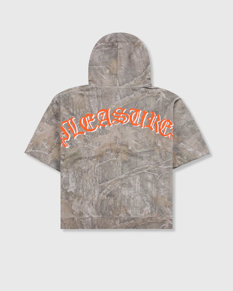 Pleasures - Cut Off Hoodie Camo