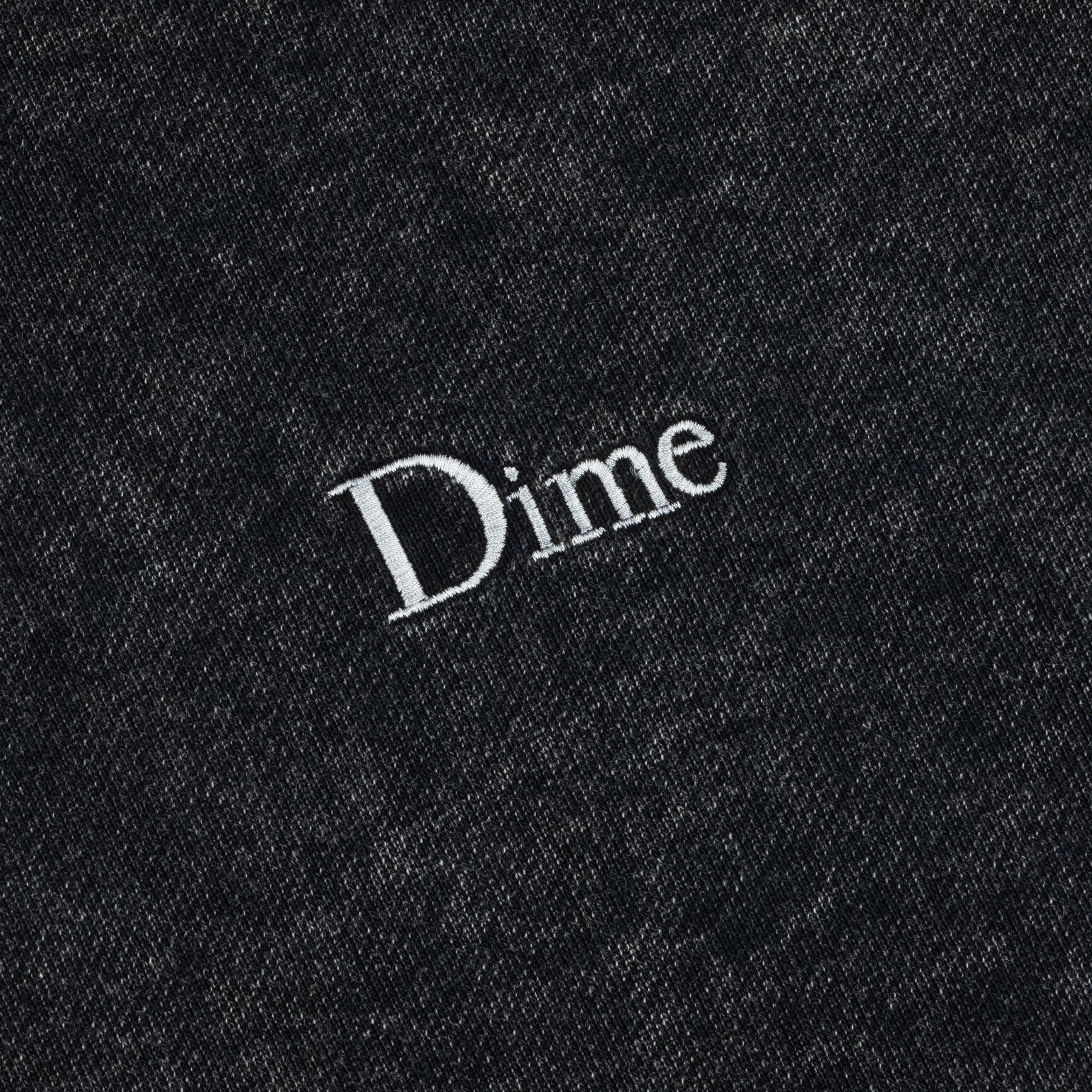 Dime - Classic French Terry Hoodie ~ Faded Black