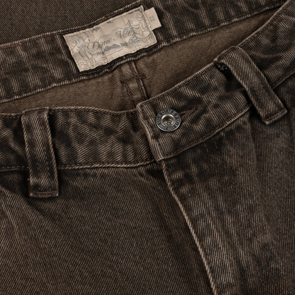 Dime - Classic Relaxed Denim Pant ~ Brown