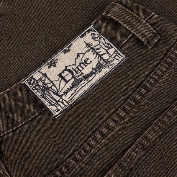 Dime - Classic Relaxed Denim Pant ~ Brown