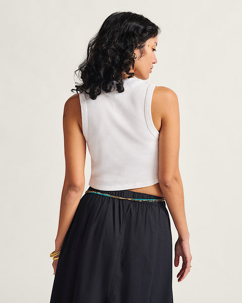 Vans - W Drew Rib Tank ~ White