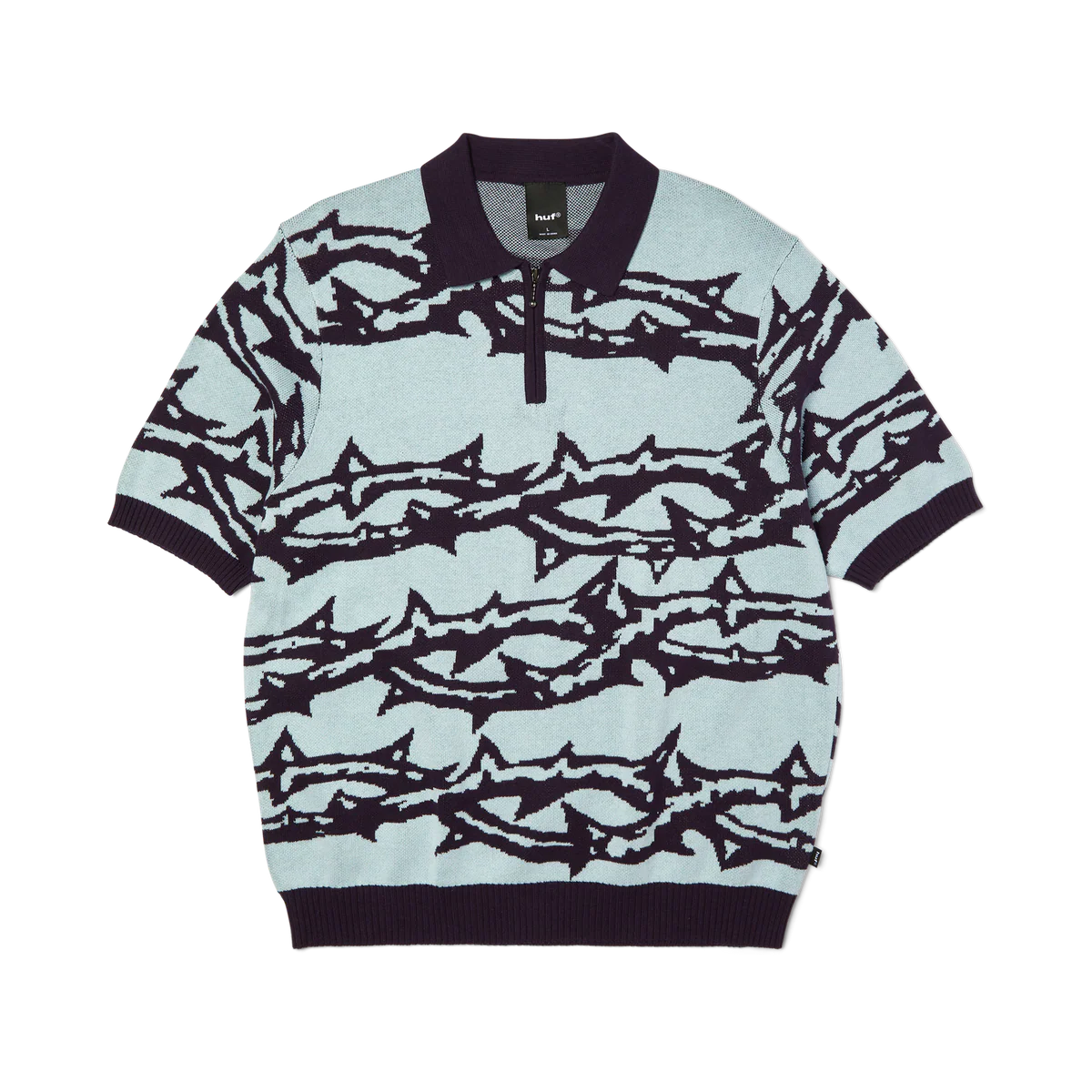 HUF - Fantasies Knit Shirt Light Blue