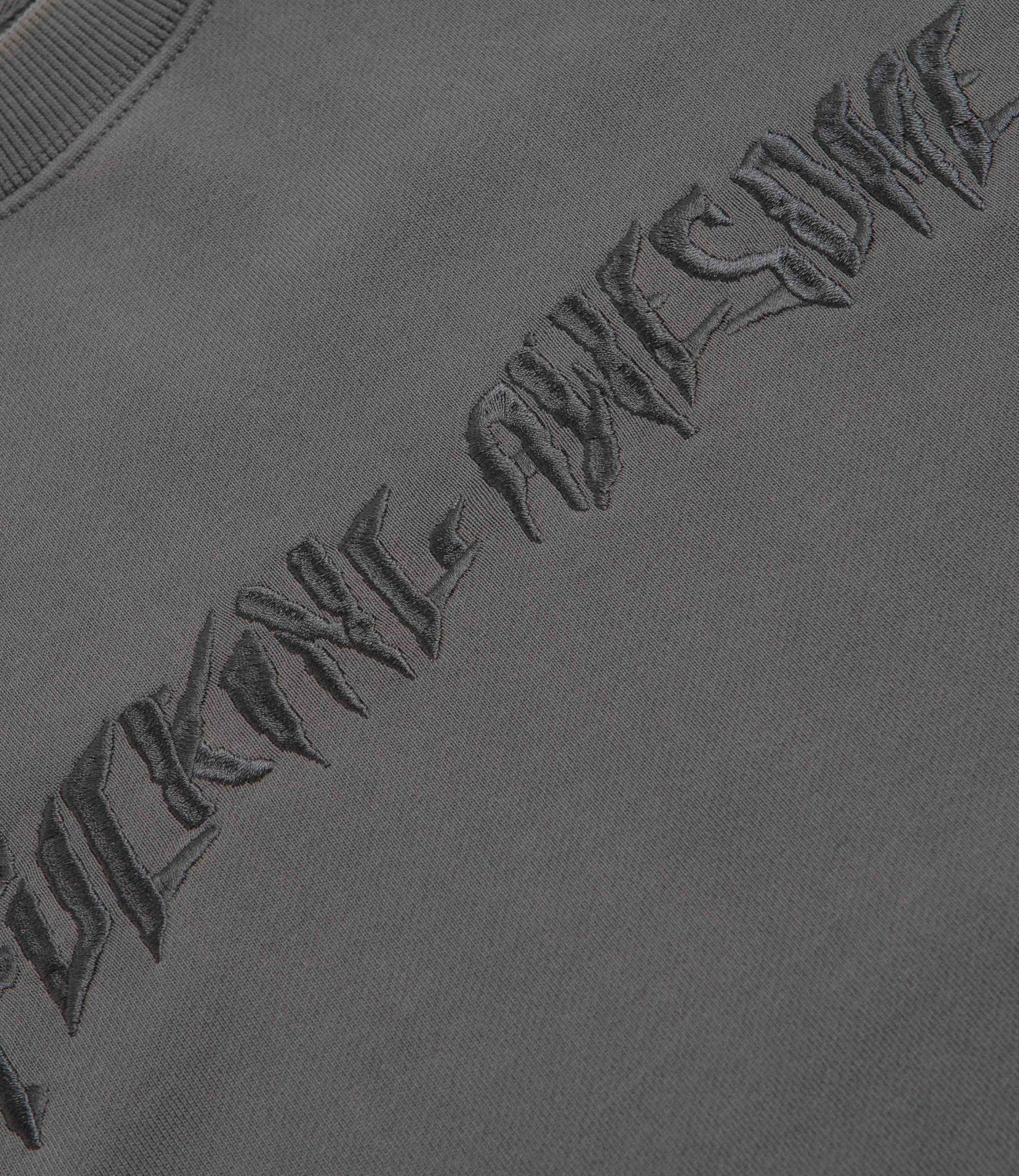 Fucking Awesome - Distressed Stamp Crew Faded Black