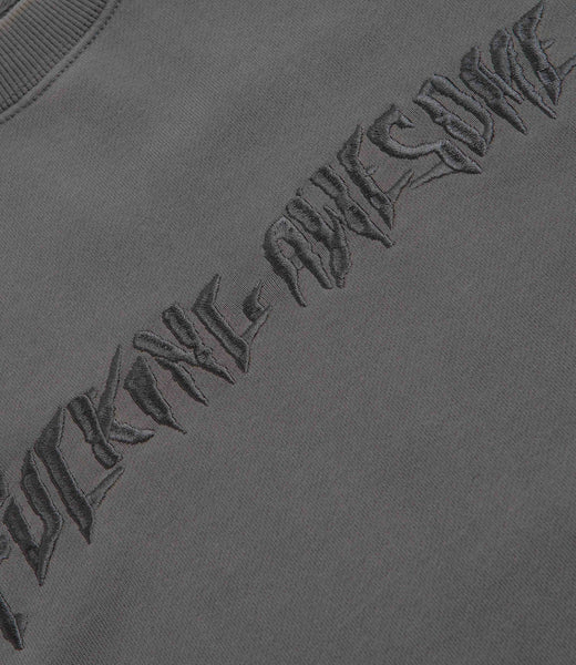 Fucking Awesome - Distressed Stamp Crew ~ Black