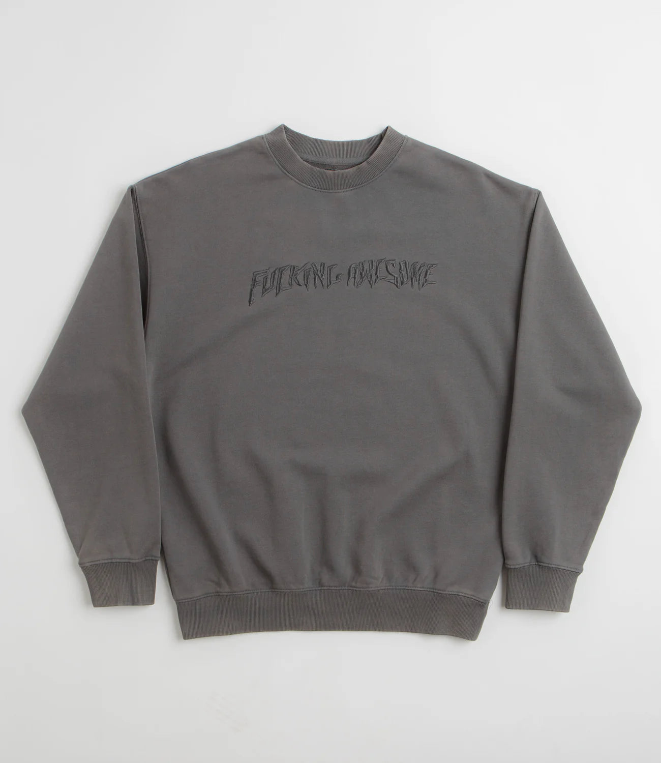 Fucking Awesome - Distressed Stamp Crew ~ Black