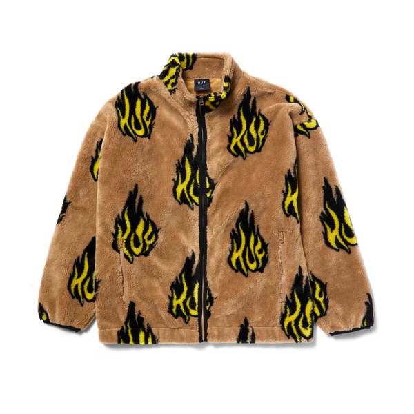 HUF - Flamin' Zip Sherpa Fleece Jacket