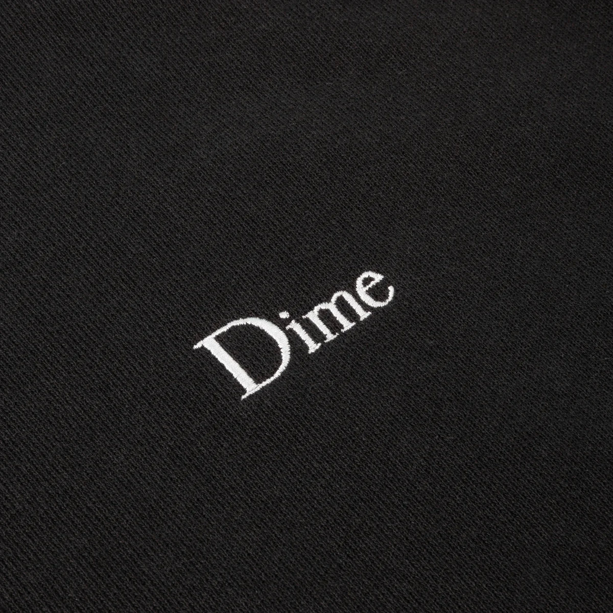 Dime - Classic Logo Zip Hoodie Pirate Black-2