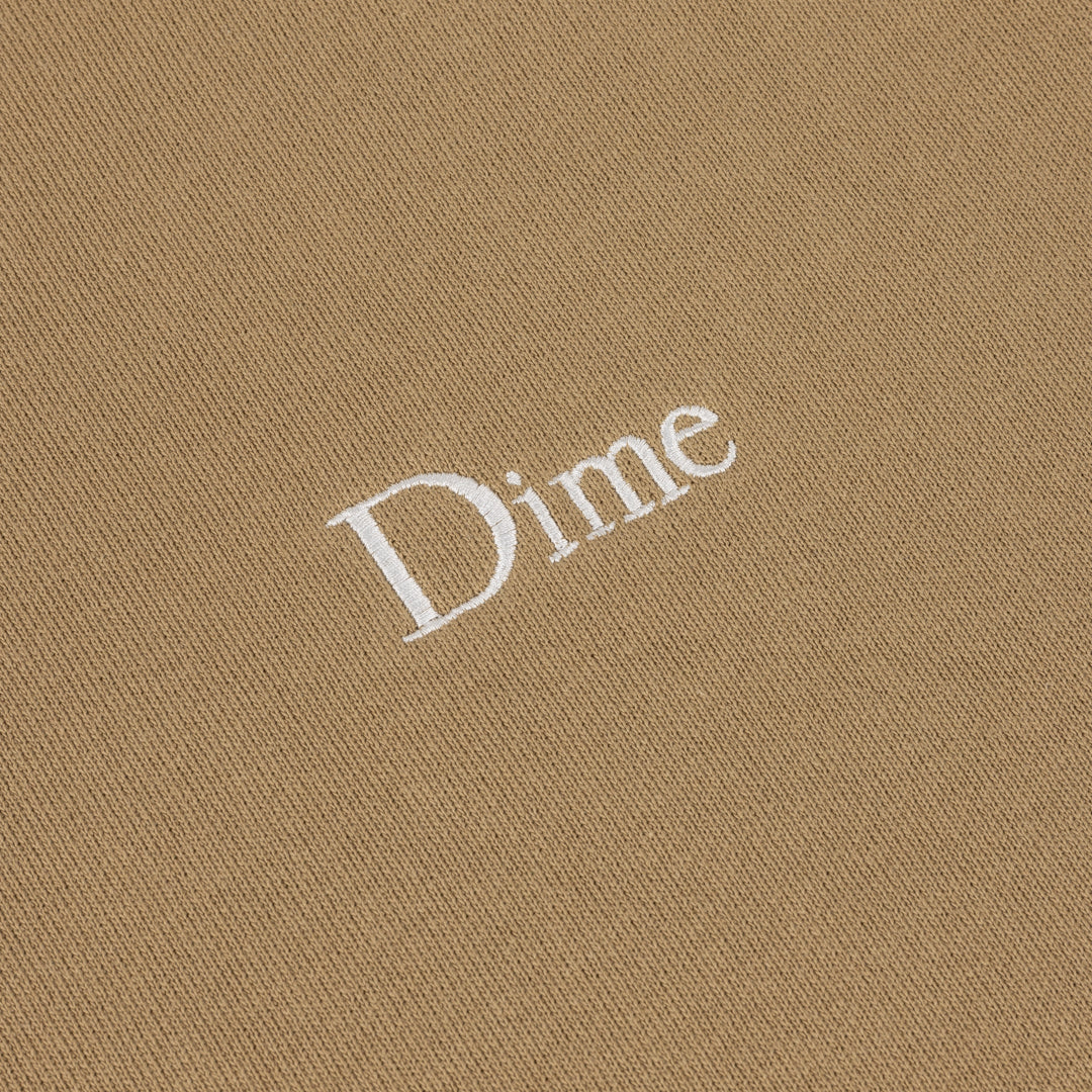 Dime - Classic Small Logo Hoodie Tan