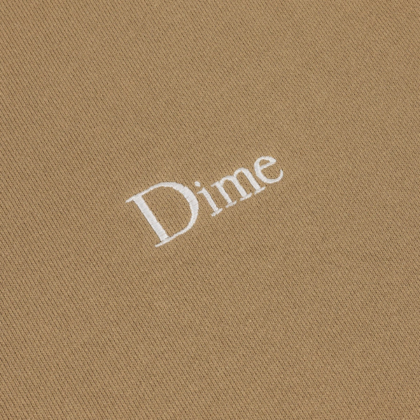 Dime - Classic Small Logo Hoodie Tan