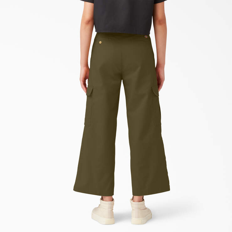 Dickies - W Twill Crop Cargo Pant Green