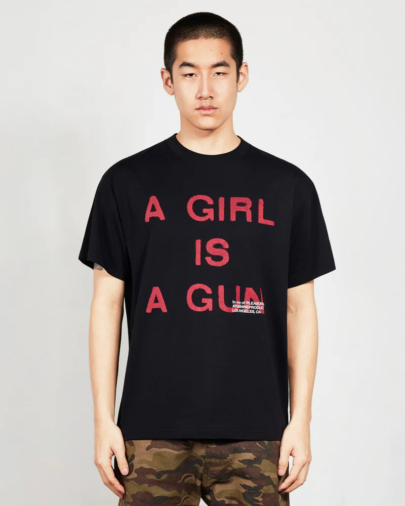 Pleasures - Girl is a Gun T-Shirt Black