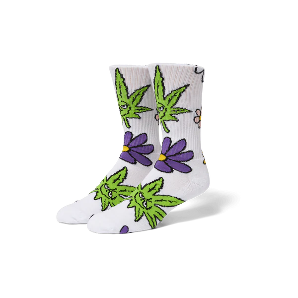HUF - Green Buddy Blossom Sock