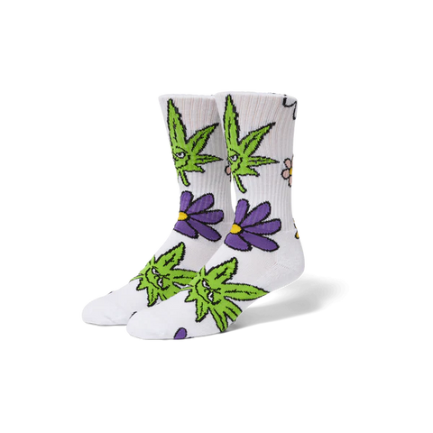 HUF - Green Buddy Blossom Sock