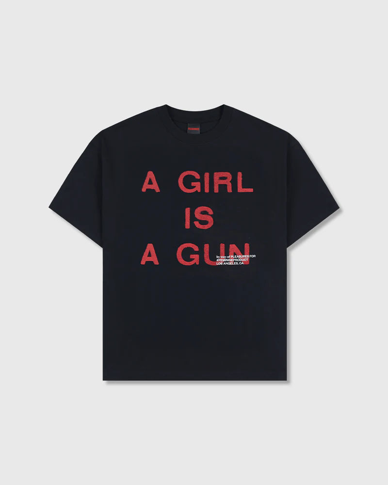 Pleasures - Girl is a Gun T-Shirt Black
