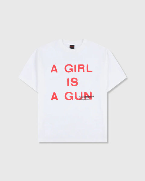 Pleasures - Girl is a Gun T-Shirt White