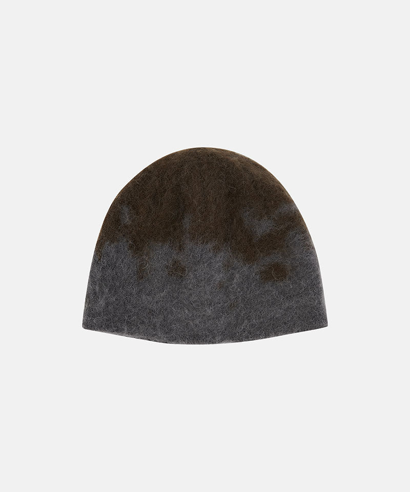 Gramicci - Mohair Splatter Beanie Slate-2