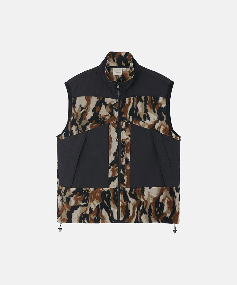 Gramicci - Thermal Fleece Vest Bark Camo-1