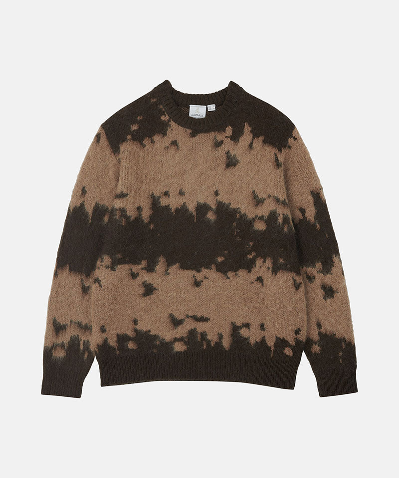 Gramicci - Mohair Splatter Sweater Taupe-1