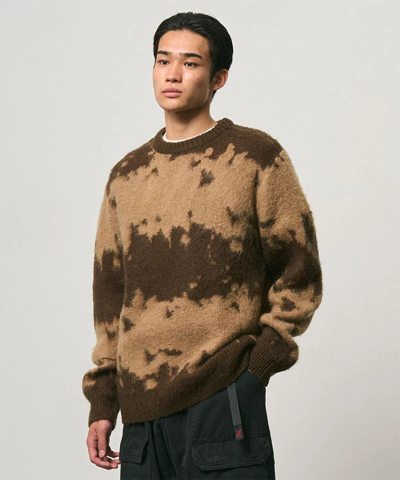 Gramicci - Mohair Splatter Sweater Taupe