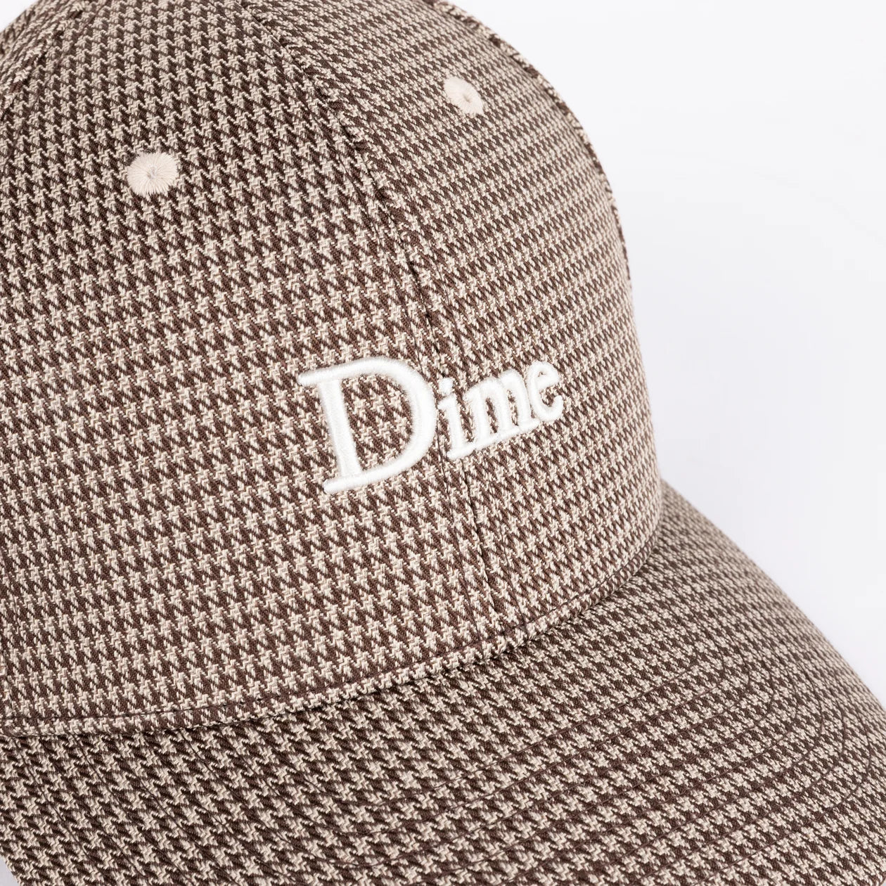 Dime - Classic Houndstooth Low Pro Cap Camel-2