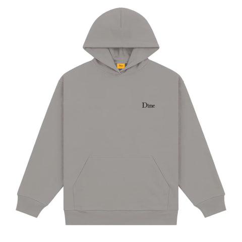 Dime - Classic Small Logo Hoodie ~ Charcoal