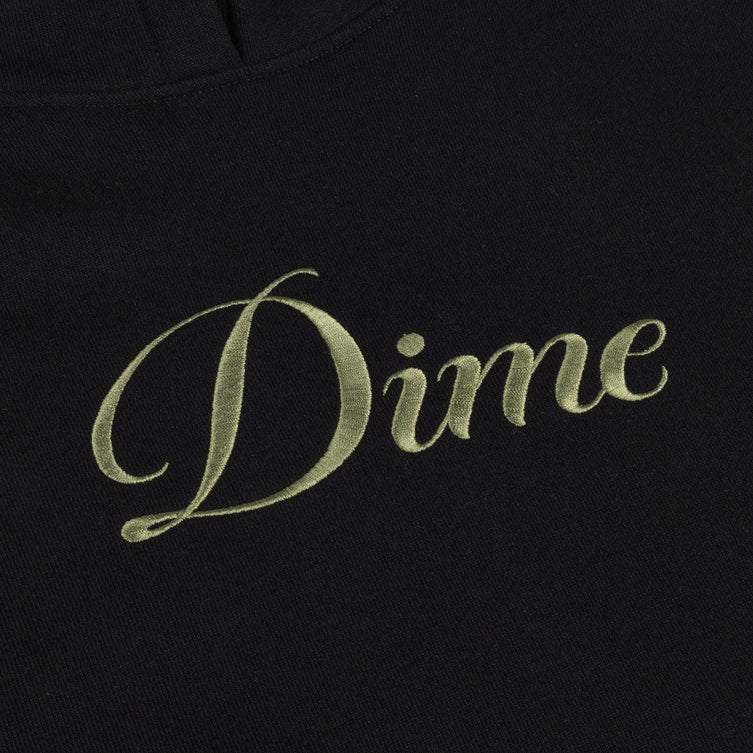 Dime - Cursive Hoodie Black/Green