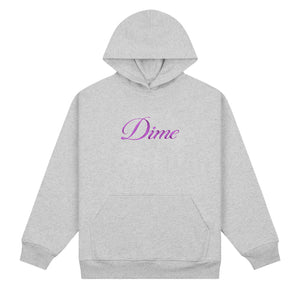 Dime - Cursive Hoodie Grey