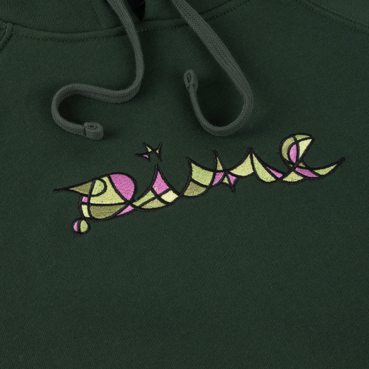 Dime - Retro Hoodie Mountain Green-2
