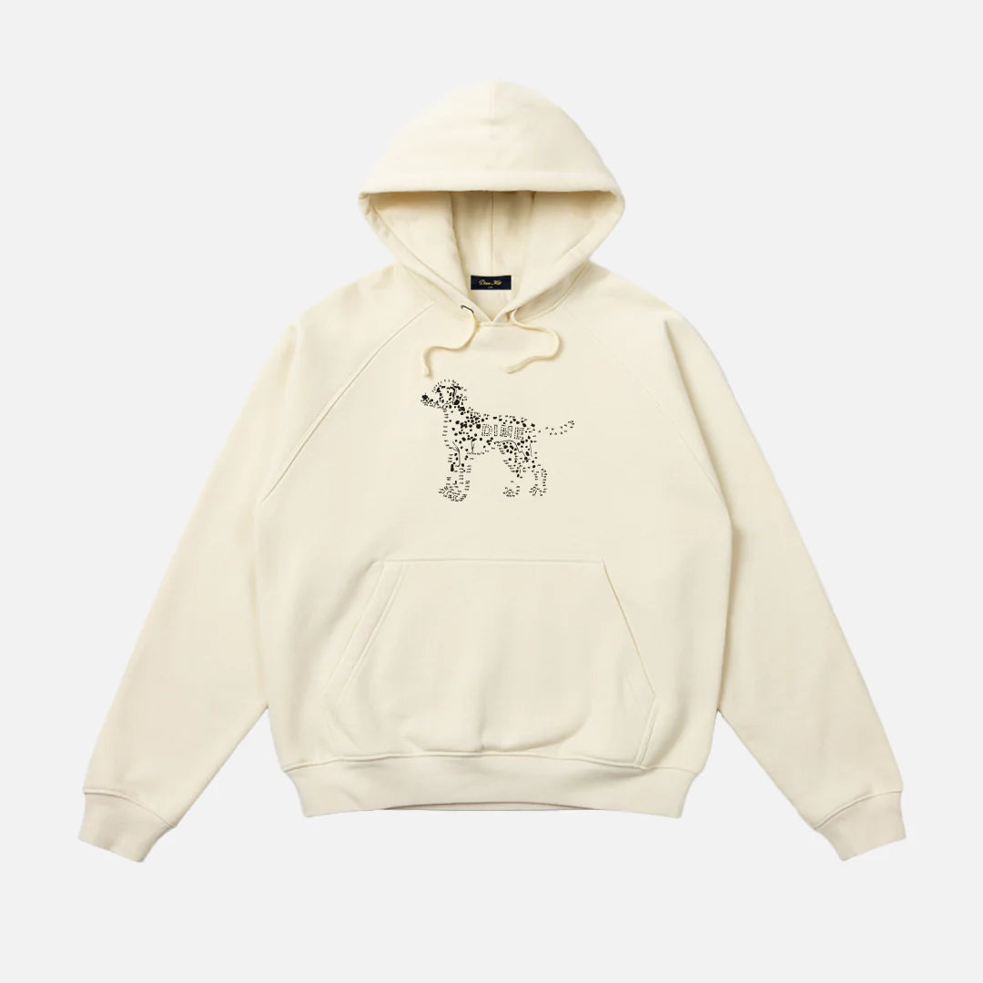 Dime - Dots Hoodie Antique White