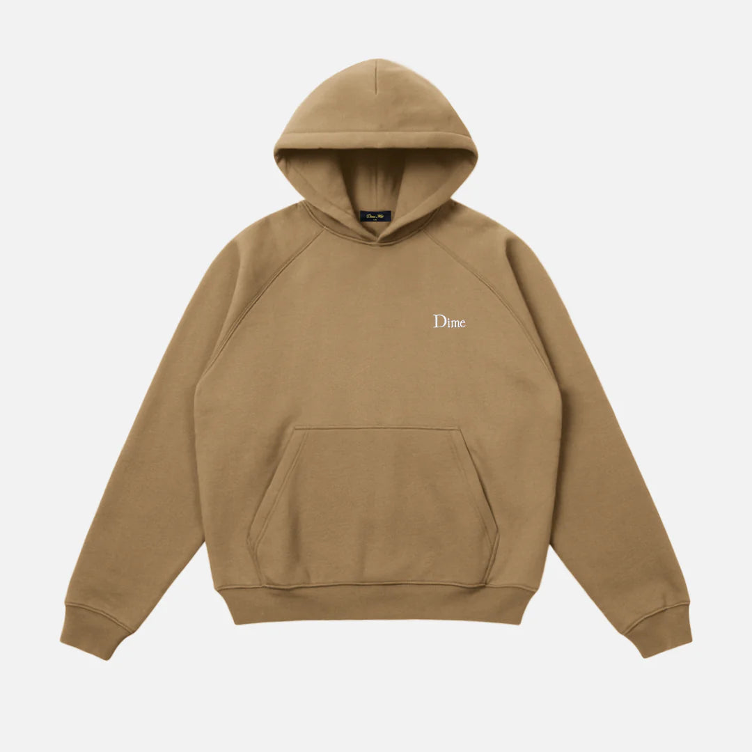 Dime - Classic Small Logo Hoodie Tan