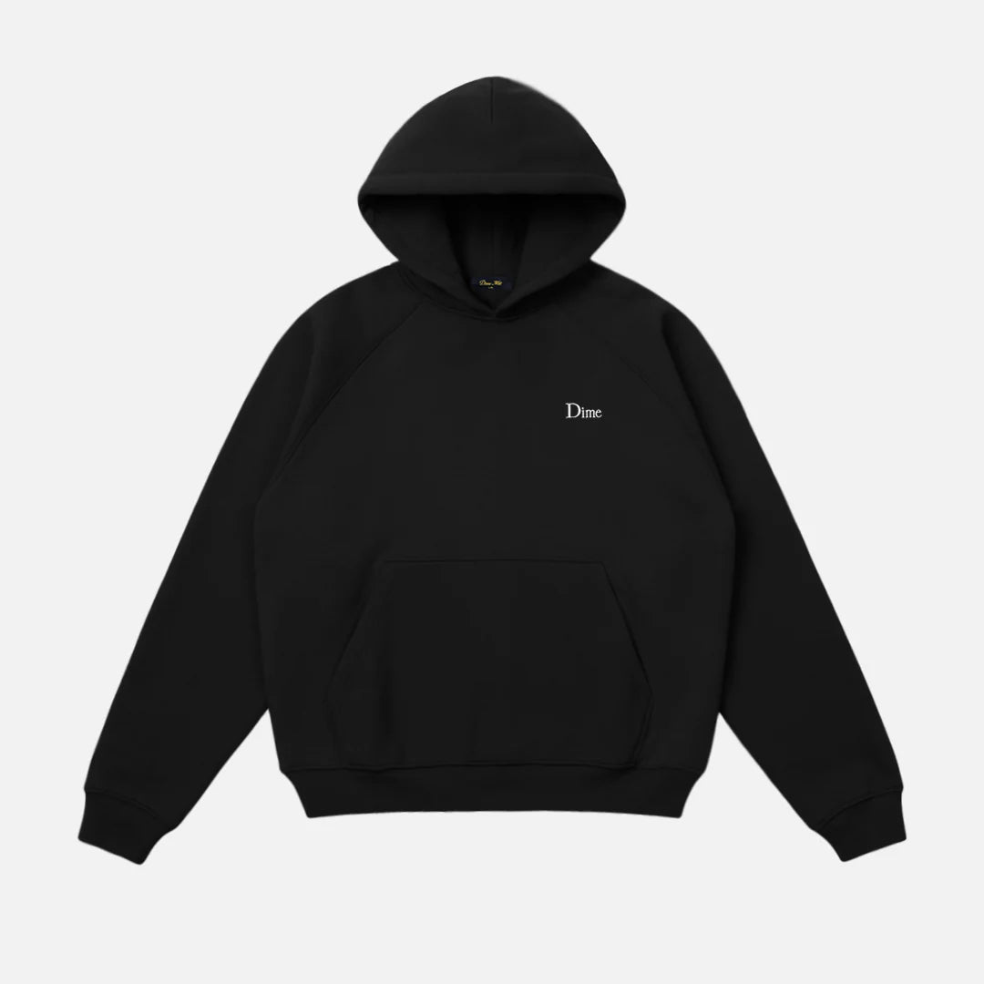 Dime - Classic Small Logo Hoodie Black