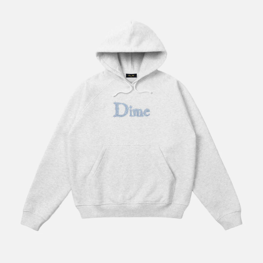 Dime - Classic Spiked Hoodie Ash