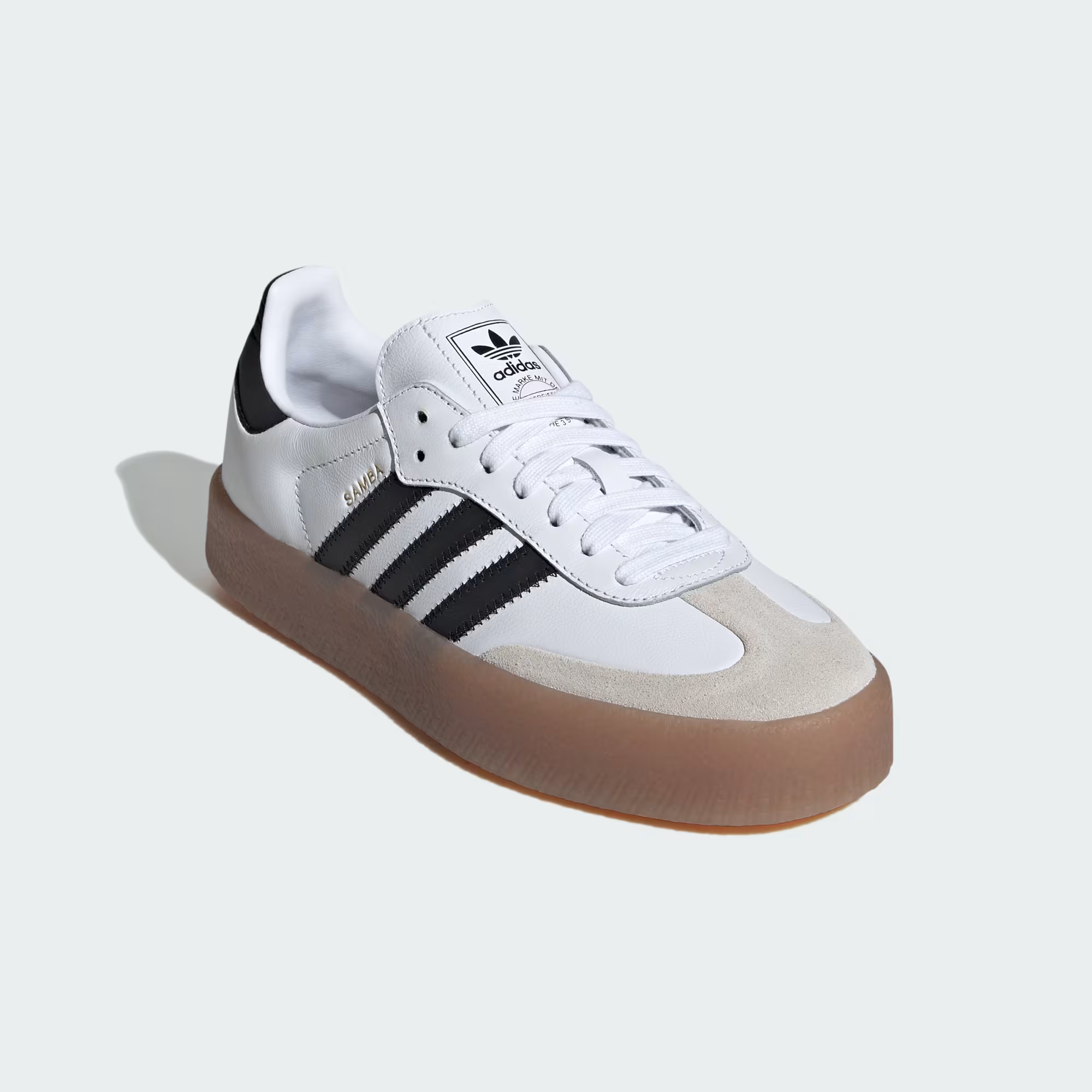 Adidas - W Sambae Cloud White/Core Black/Gold Metallic